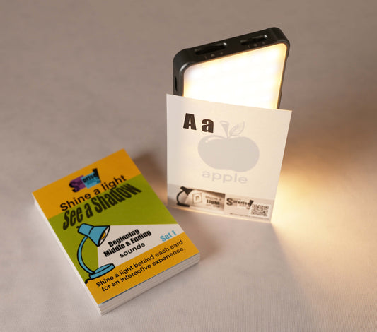 Interactive Shadow Cards: Shadow Surprise: reading skills built on the science of reading: phonemic awareness, phonics, context, letter recognition