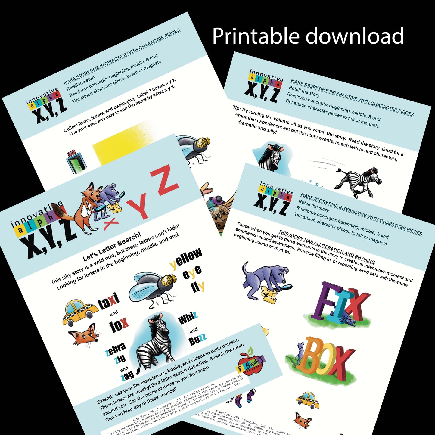 Alphabet Activities Pack: A-Z Innovative Alpha Series Extension : reading skills built on the science of reading